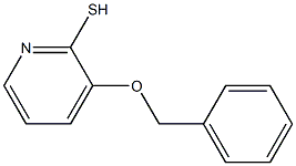 2-MERCAPTO-3-BENZYLOXYPYRIDINE 结构式