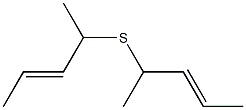 1-甲-2-丁烯基硫醚 结构式