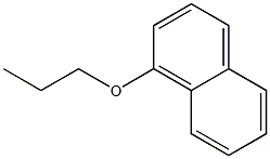 丙基1-萘基醚 结构式