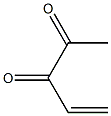 4-戊烯-2,3-二酮 结构式