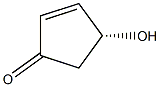 4-(R)-HYDROXY-2-CYCLOPENTENONE 结构式