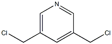 3,5-bis(chloromethyl)pyridine 结构式