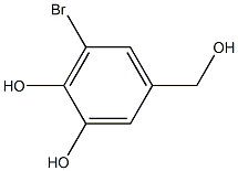 5-BROMO-3,4-DIHYDROXYBENZYL ALCOHOL 结构式