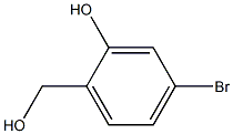 4-BROMO-2-HYDROXYBENZYL ALCOHOL 结构式