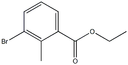 3-BROMO-2-METHYLBENZOIC ACID ETHYL ESTER 结构式