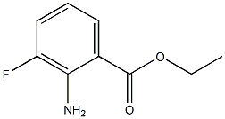 2-AMINO-3-FLUOROBENZOIC ACID ETHYL ESTER 结构式