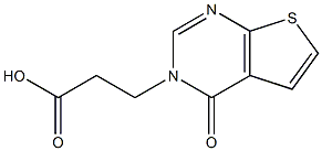 3-(4-OXOTHIENO[2,3-D]PYRIMIDIN-3(4H)-YL)PROPANOIC ACID 结构式