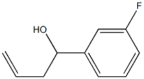 4-(3-FLUOROPHENYL)-1-BUTEN-4-OL 96% 结构式