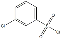 3-CHLOROBENZENESULFONY CHLORIDE 结构式