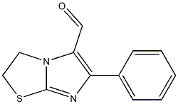 2,3-DIHYDRO-6-PHENYLIMIDAZO[2,1-B]THIAZOLE-5-CARBOXALDEHYDE 结构式