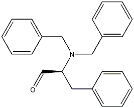 (S)-2-(N,N-DIBENZYLAMINO)-3-PHENYLPROPANAL 结构式