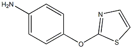 4-(THIAZOL-2-YLOXY)PHENYLAMINE, 95+% 结构式