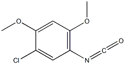 1-CHLORO-5-ISOCYANATO-2,4-DIMETHOXYBENZENE 结构式