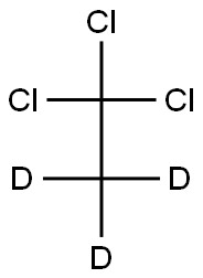 1,1,1-三氯乙烷 (2,2,2-D3) 结构式
