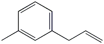 3-(3-METHYLPHENYL)-1-PROPENE 97% 结构式