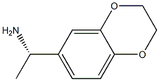 (1S)-1-(2,3-DIHYDRO-1,4-BENZODIOXIN-6-YL)ETHANAMINE 结构式