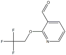 2-(2,2,2-三氟乙氧基)吡啶基-3-甲醛 结构式