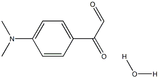 4-DIMETHYLAMINOPHENYLGLYOXAL HYDRATE, 95+% 结构式