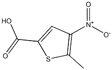 5-METHYL-4-NITROTHIOPHENE-2-CARBOXYLIC ACID 结构式