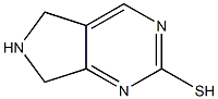 6,7-DIHYDRO-2-MERCAPTO-5H-PYRROLO-[3,4-D]-PYRIMIDINE 结构式