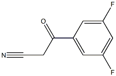 3,5-DIFLUOROBENZOYLACETONITRILE 96% 结构式