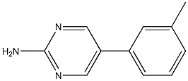 5-M-TOLYLPYRIMIDIN-2-YLAMINE, 95+% 结构式