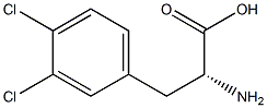 3,4-DICHLORO-D-PHENYLALANINE, >99% 结构式