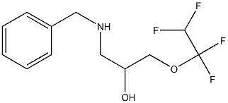 1-Benzylamino-3-(1,1,2,2-tetrafluoro-ethoxy)-propan-2-ol 结构式