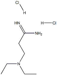 3-Diethylamino-propionamidine 2HCl 结构式