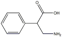 3-氨基-2-苯基丙酸 结构式