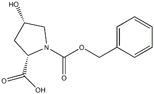 1-CBZ-CIS-4-HYDROXY-L-PROLINE 结构式