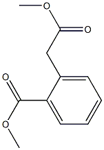 Methyl 2-(2-methoxy-2-oxoethyl)benzoate 结构式