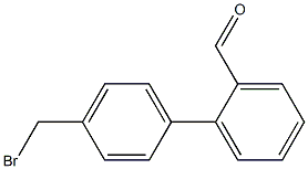 4'-(bromomethyl)biphenyl-2-carbaldehyde 结构式