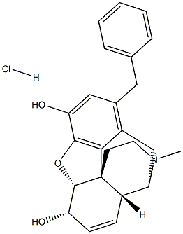 Benzylmorphine Hydrochloride 结构式