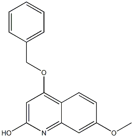 4-(benzyloxy)-7-methoxyquinolin-2-ol 结构式