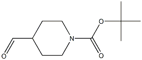 1-BOC-PIPERIDINE-4-CARBOXALDEHYDE 结构式