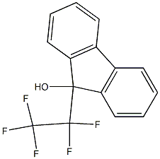 9-PENTAFLUOROETHYLFLUOREN-9-OL 结构式