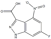 6-FLUORO-4-NITROINDAZOLE-3-CARBOXYLIC ACID 结构式