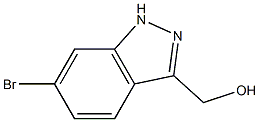 6-BROMO-3-HYDROXYMETHYLINDAZOLE 结构式