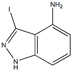 4-AMINO-3-IODOINDAZOLE 结构式