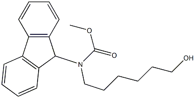 6-(9-FLUORENYLMETHOXYCARBONYLAMINO)HEXAN-1-OL 结构式