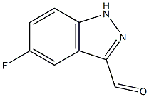 5-FLUOROINDAZOLE-3-CARBOXYALDEHYDE 结构式