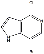 4-CHLORO-7-BROMO-5-AZAINDOLE 结构式