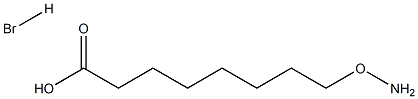 8-(Aminooxy)-octanoic acid hydrobromide
 结构式