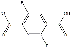 2,5-DIFLUORO-4-NITROBENZIC ACID 结构式