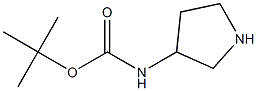 N-BOC-3-氨基吡咯 结构式
