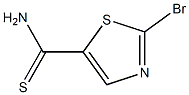 2-溴-噻唑-5-硫代甲酰胺 结构式