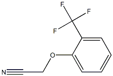 2-(邻三氟甲基苯氧基)乙腈 结构式
