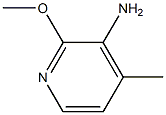 2-甲氧基-3-氨基-4-甲基吡啶 结构式