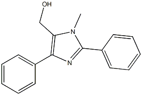 (1-METHYL-2,4-DIPHENYL-1H-IMIDAZOL-5-YL)METHANOL 结构式